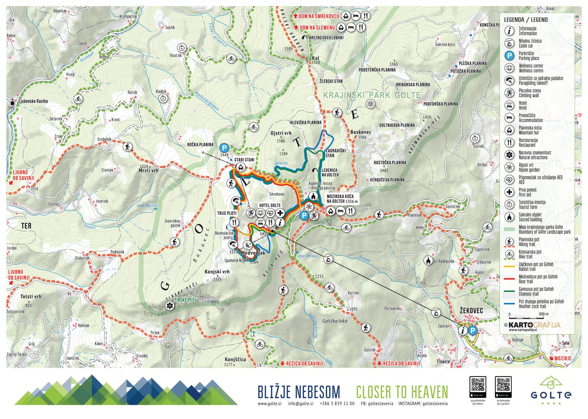 MAP OF THE TRAILS