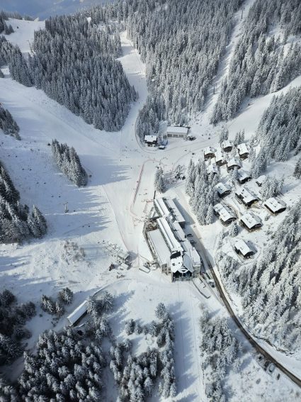 The ski season at Golte has not started yet, but preparations for the opening are underway